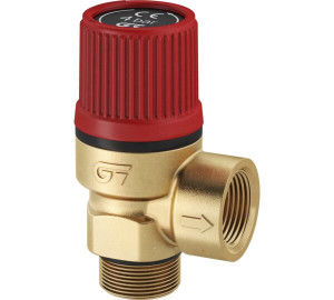 Válvula de seguridad escuadra-3 bar